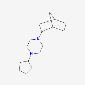 1-bicyclo[2.2.1]hept-2-yl-4-cyclopentylpiperazine