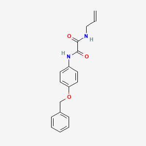 molecular formula C18H18N2O3 B5168144 N-allyl-N'-[4-(benzyloxy)phenyl]ethanediamide 