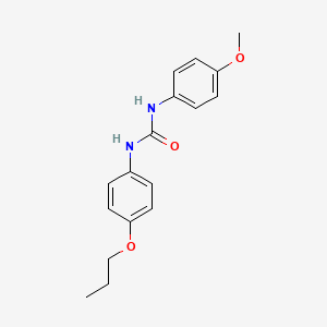 molecular formula C17H20N2O3 B5168210 N-(4-methoxyphenyl)-N'-(4-propoxyphenyl)urea 