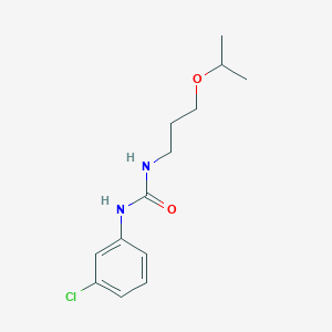 molecular formula C13H19ClN2O2 B5168233 N-(3-chlorophenyl)-N'-(3-isopropoxypropyl)urea 