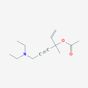 molecular formula C13H21NO2 B5168254 4-(diethylamino)-1-methyl-1-vinyl-2-butyn-1-yl acetate 