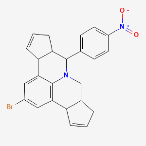 10-Bromo-2-(4-nitrophenyl)-1-azapentacyclo[10.6.1.03,7.08,19.013,17]nonadeca-5,8,10,12(19),14-pentaene