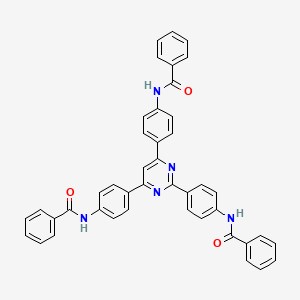 N,N',N''-(2,4,6-pyrimidinetriyltri-4,1-phenylene)tribenzamide