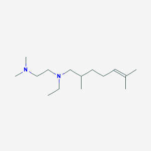 molecular formula C15H32N2 B5168403 N-(2,6-dimethyl-5-hepten-1-yl)-N-ethyl-N',N'-dimethyl-1,2-ethanediamine 
