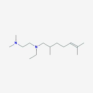 N-(2,6-dimethyl-5-hepten-1-yl)-N-ethyl-N',N'-dimethyl-1,2-ethanediamine