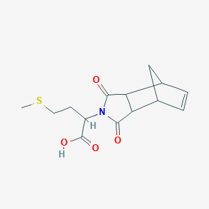 2-(1,3-dioxo-1,3,3a,4,7,7a-hexahydro-2H-4,7-methanoisoindol-2-yl)-4-(methylthio)butanoic acid