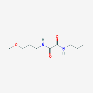 molecular formula C9H18N2O3 B5168476 N-(3-methoxypropyl)-N'-propylethanediamide 