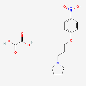 1-[3-(4-nitrophenoxy)propyl]pyrrolidine oxalate