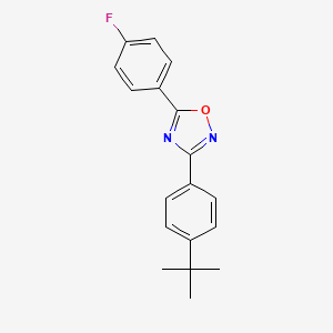 3-(4-tert-butylphenyl)-5-(4-fluorophenyl)-1,2,4-oxadiazole