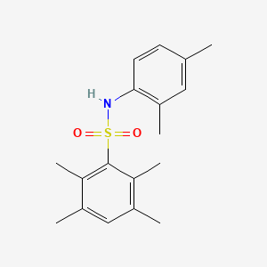 molecular formula C18H23NO2S B5168703 N-(2,4-dimethylphenyl)-2,3,5,6-tetramethylbenzenesulfonamide 