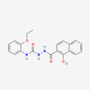 N-(2-ethoxyphenyl)-2-(1-hydroxy-2-naphthoyl)hydrazinecarboxamide