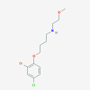 4-(2-bromo-4-chlorophenoxy)-N-(2-methoxyethyl)-1-butanamine