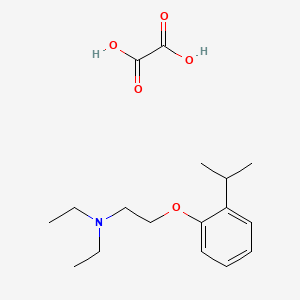 molecular formula C17H27NO5 B5169239 N,N-diethyl-2-(2-isopropylphenoxy)ethanamine oxalate 