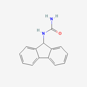 molecular formula C14H12N2O B5169406 N-9H-fluoren-9-ylurea 