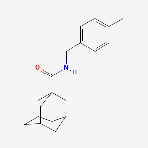molecular formula C19H25NO B5169422 N-(4-methylbenzyl)-1-adamantanecarboxamide 