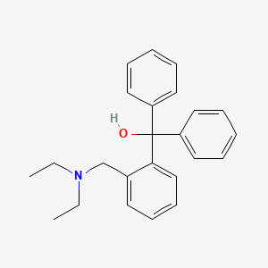 molecular formula C24H27NO B5169573 {2-[(diethylamino)methyl]phenyl}(diphenyl)methanol 