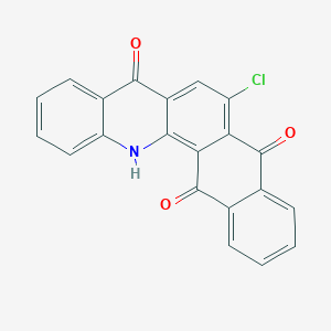 molecular formula C21H10ClNO3 B5169711 6-chloronaphtho[2,3-c]acridine-5,8,14(13H)-trione 