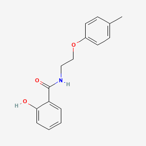 molecular formula C16H17NO3 B5169778 2-hydroxy-N-[2-(4-methylphenoxy)ethyl]benzamide 