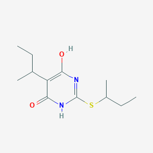 molecular formula C12H20N2O2S B5169783 5-sec-butyl-2-(sec-butylthio)-6-hydroxy-4(3H)-pyrimidinone 
