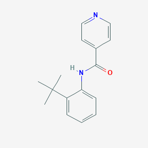molecular formula C16H18N2O B5169797 N-(2-tert-butylphenyl)isonicotinamide 