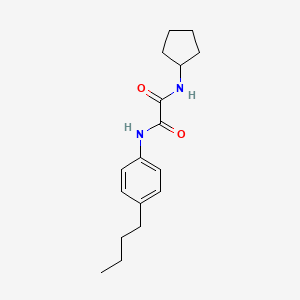 molecular formula C17H24N2O2 B5169806 N-(4-butylphenyl)-N'-cyclopentylethanediamide 