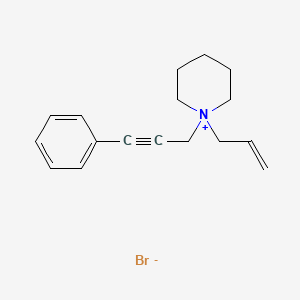 molecular formula C17H22BrN B5169840 1-allyl-1-(3-phenyl-2-propyn-1-yl)piperidinium bromide 