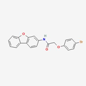 B5169873 2-(4-bromophenoxy)-N-dibenzo[b,d]furan-3-ylacetamide CAS No. 5844-25-7