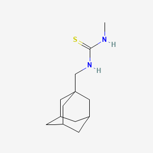 molecular formula C13H22N2S B5169916 N-(1-adamantylmethyl)-N'-methylthiourea 