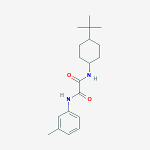 molecular formula C19H28N2O2 B5169929 N-(4-tert-butylcyclohexyl)-N'-(3-methylphenyl)ethanediamide 