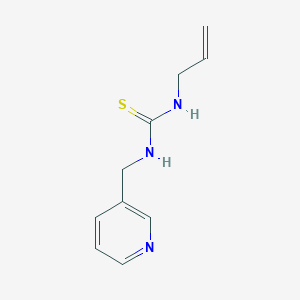 molecular formula C10H13N3S B5169966 N-allyl-N'-(3-pyridinylmethyl)thiourea 