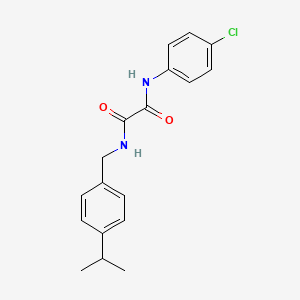 N-(4-chlorophenyl)-N'-(4-isopropylbenzyl)ethanediamide