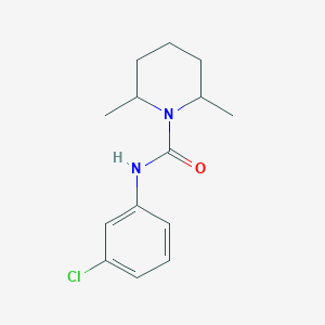molecular formula C14H19ClN2O B5169976 N-(3-chlorophenyl)-2,6-dimethyl-1-piperidinecarboxamide CAS No. 331838-97-2