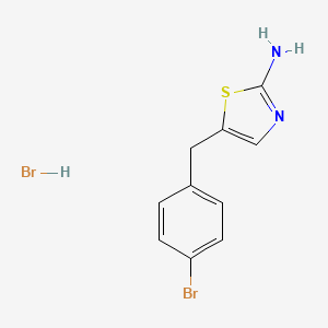 molecular formula C10H10Br2N2S B5170048 5-(4-bromobenzyl)-1,3-thiazol-2-amine hydrobromide 