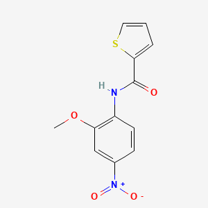 molecular formula C12H10N2O4S B5170148 N-(2-methoxy-4-nitrophenyl)-2-thiophenecarboxamide 
