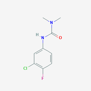 molecular formula C9H10ClFN2O B5170166 N'-(3-chloro-4-fluorophenyl)-N,N-dimethylurea 
