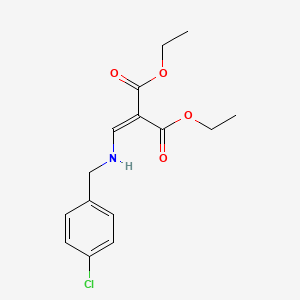 diethyl {[(4-chlorobenzyl)amino]methylene}malonate