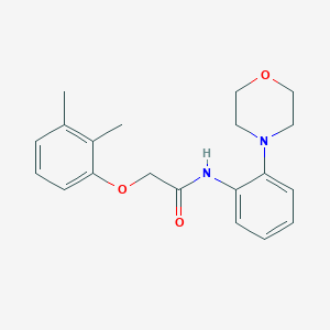 molecular formula C20H24N2O3 B5170458 2-(2,3-dimethylphenoxy)-N-[2-(4-morpholinyl)phenyl]acetamide 