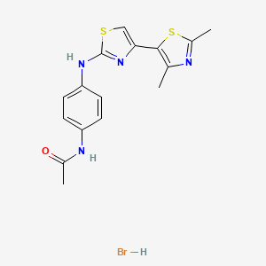 N-{4-[(2',4'-dimethyl-4,5'-bi-1,3-thiazol-2-yl)amino]phenyl}acetamide hydrobromide