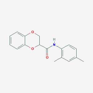 molecular formula C17H17NO3 B5170586 N-(2,4-dimethylphenyl)-2,3-dihydro-1,4-benzodioxine-2-carboxamide 