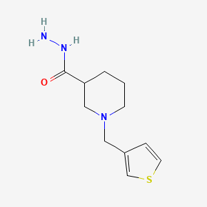 molecular formula C11H17N3OS B5170677 1-(3-thienylmethyl)-3-piperidinecarbohydrazide CAS No. 415937-73-4