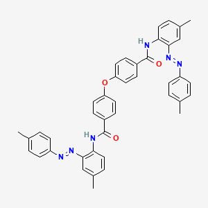 molecular formula C42H36N6O3 B5170724 4,4'-oxybis(N-{4-methyl-2-[(4-methylphenyl)diazenyl]phenyl}benzamide) 