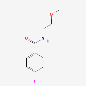 molecular formula C10H12INO2 B5170890 4-iodo-N-(2-methoxyethyl)benzamide 