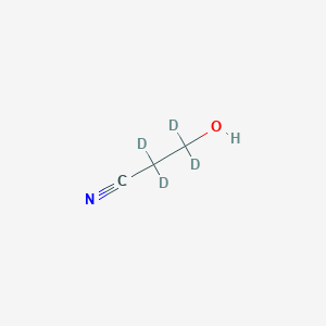 molecular formula C3H5NO B051709 3-羟基丙腈-2,2,3,3-d4 CAS No. 122775-18-2