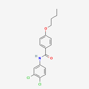 molecular formula C17H17Cl2NO2 B5170929 4-butoxy-N-(3,4-dichlorophenyl)benzamide 