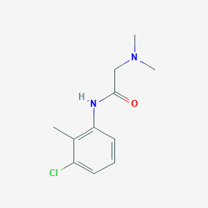 molecular formula C11H15ClN2O B5171326 N~1~-(3-chloro-2-methylphenyl)-N~2~,N~2~-dimethylglycinamide 