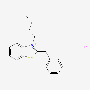 molecular formula C18H20INS B5171363 2-benzyl-3-butyl-1,3-benzothiazol-3-ium iodide 