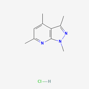 molecular formula C10H14ClN3 B5171481 1,3,4,6-tetramethyl-1H-pyrazolo[3,4-b]pyridine hydrochloride 