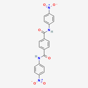 molecular formula C20H14N4O6 B5171486 N,N'-bis(4-nitrophenyl)terephthalamide CAS No. 34062-84-5