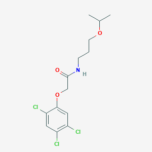 molecular formula C14H18Cl3NO3 B5171920 N-(3-isopropoxypropyl)-2-(2,4,5-trichlorophenoxy)acetamide 