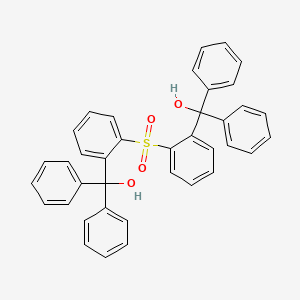 molecular formula C38H30O4S B5172075 (sulfonyldi-2,1-phenylene)bis(diphenylmethanol) 